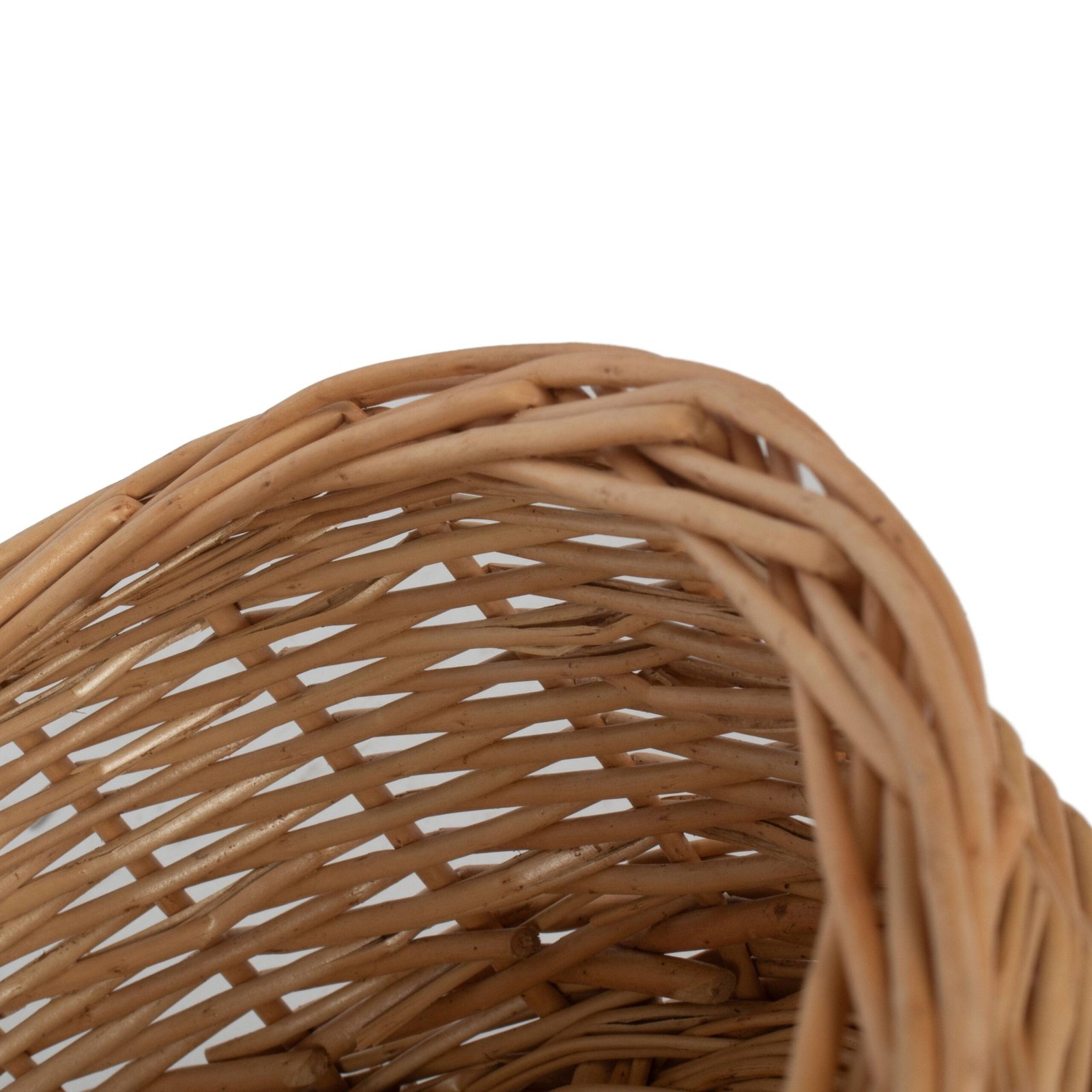 Round Willow Storage Basket - Image 5