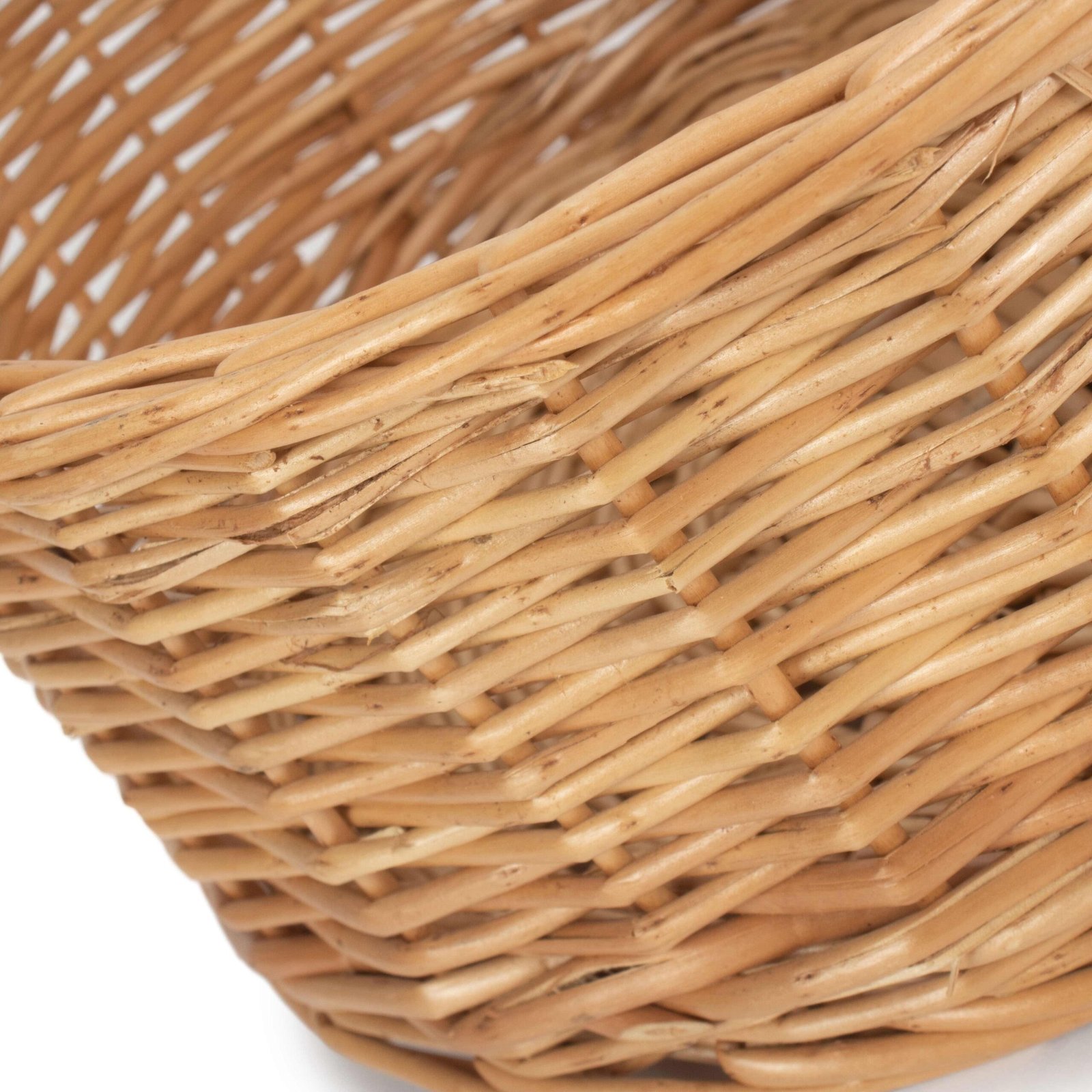 Round Willow Storage Basket - Image 4