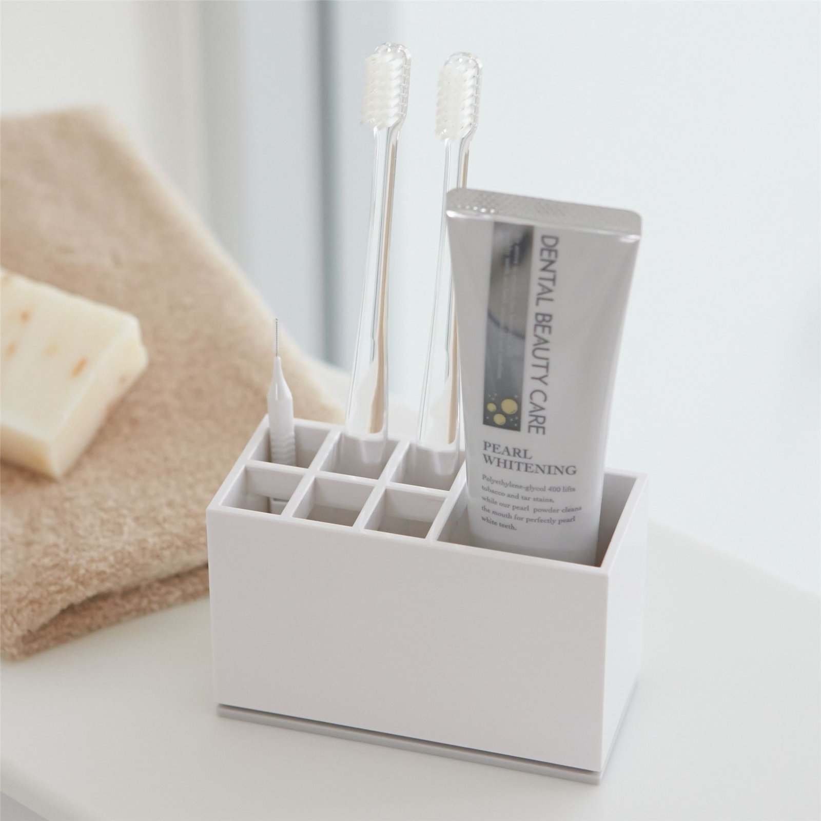 Toothbrush And Toothpaste Holder - Mist