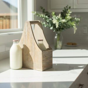 Wooden 2-Bottle Carrier