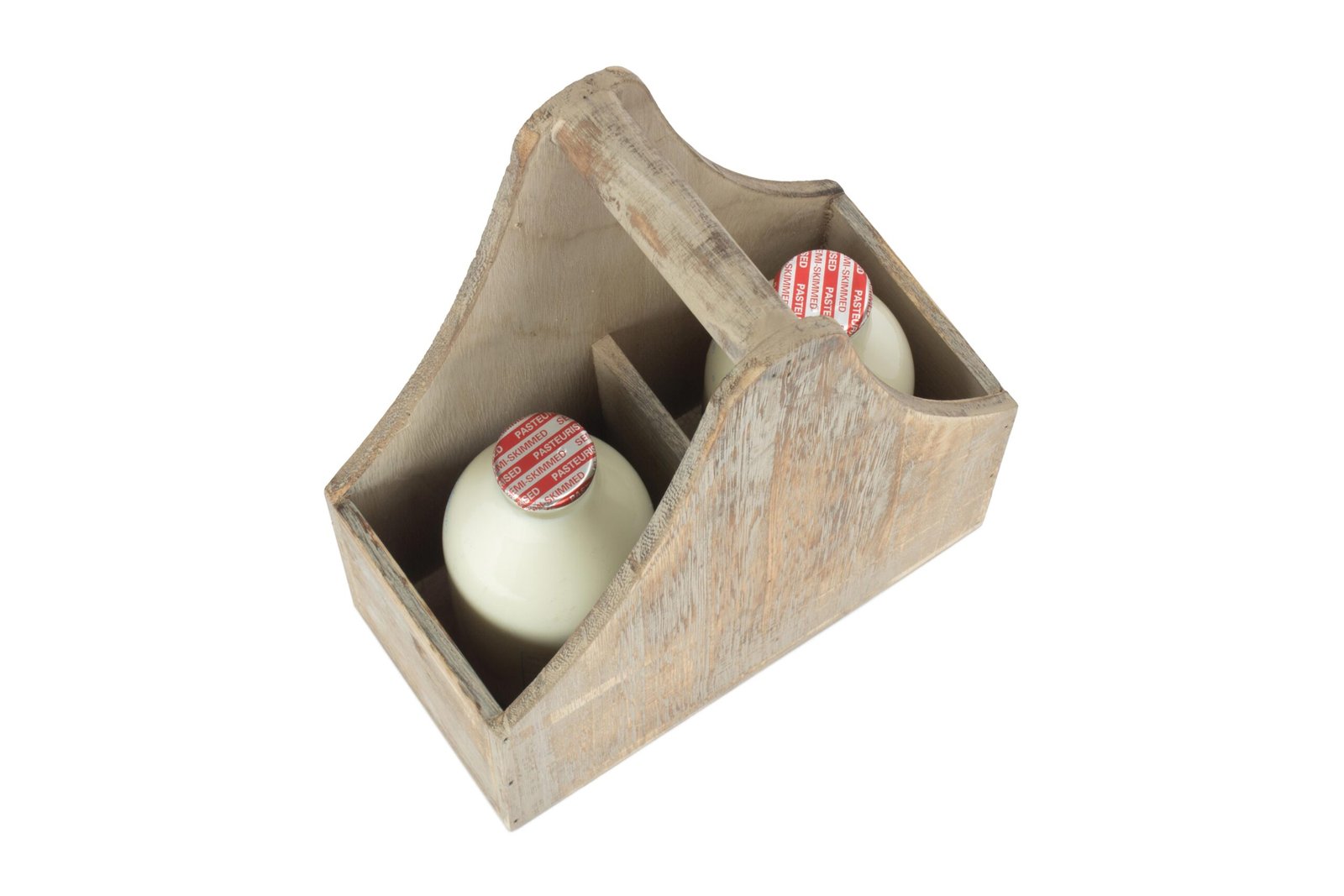 Wooden 2-Bottle Carrier - Image 2