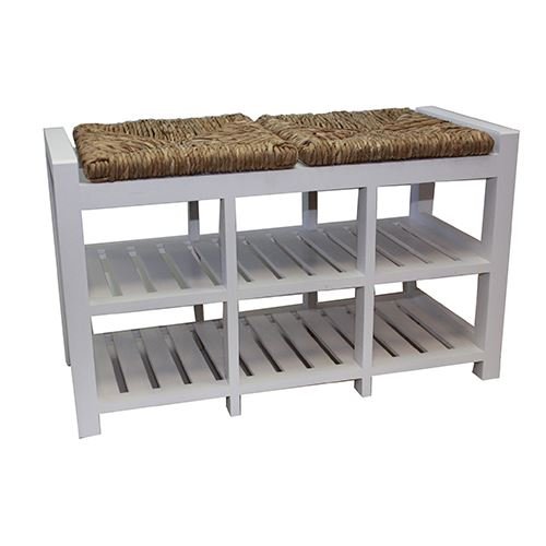 6 Cubby Hallway Storage Bench - 2 Seater - Image 4