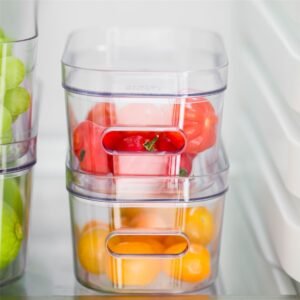 Extra Small Stacking Lidded Fridge Storage Box
