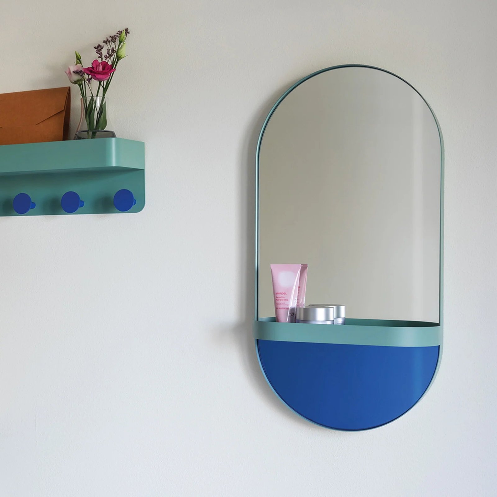 Mirror with Storage Tray - Image 2