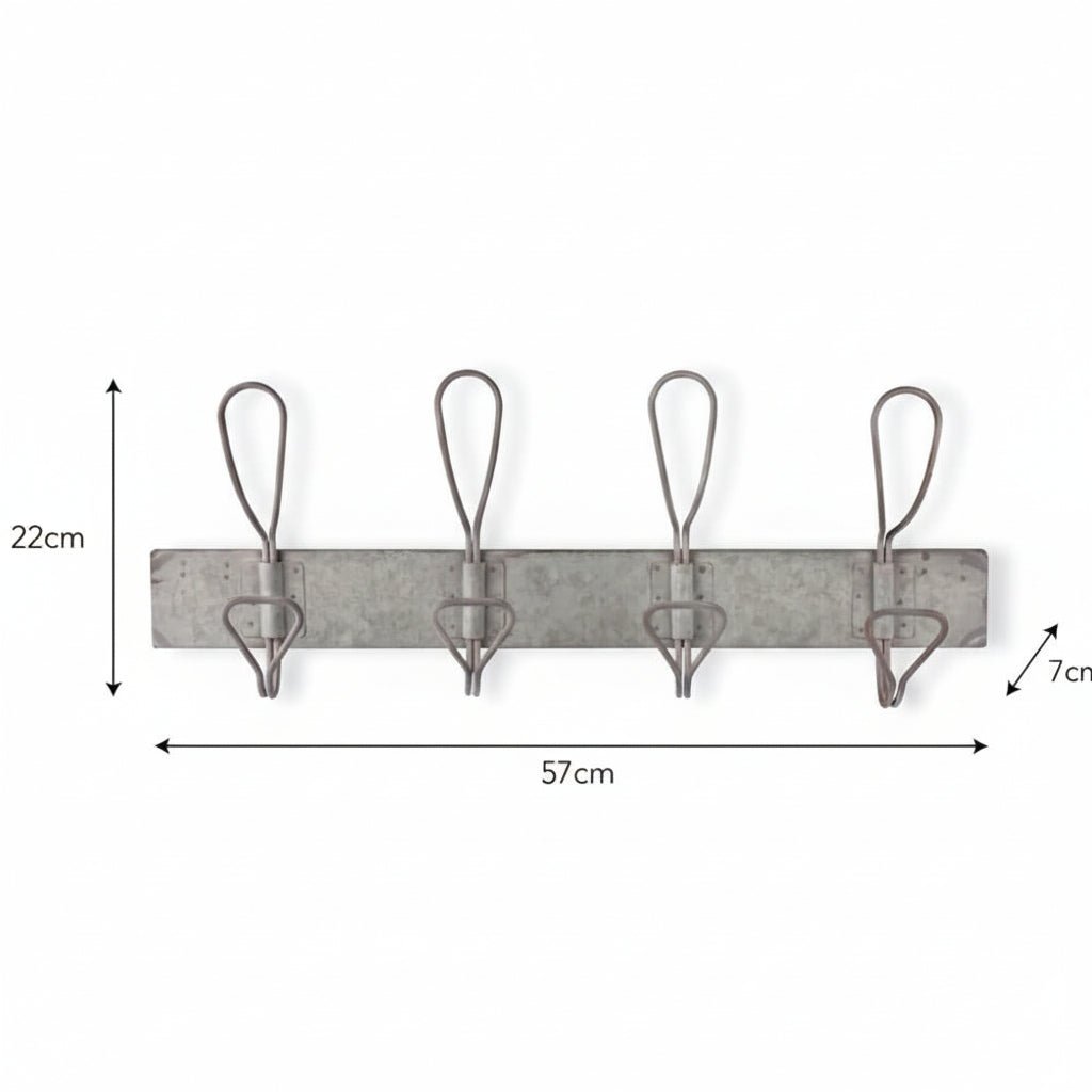 Galvanised Hook Rail - Image 2