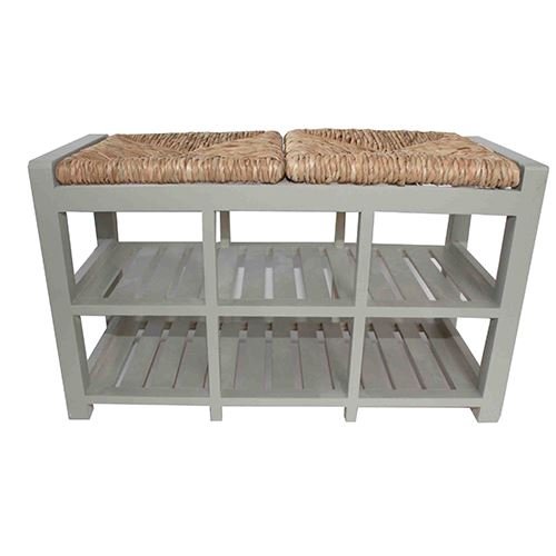 6 Cubby Hallway Storage Bench - 2 Seater - Image 3