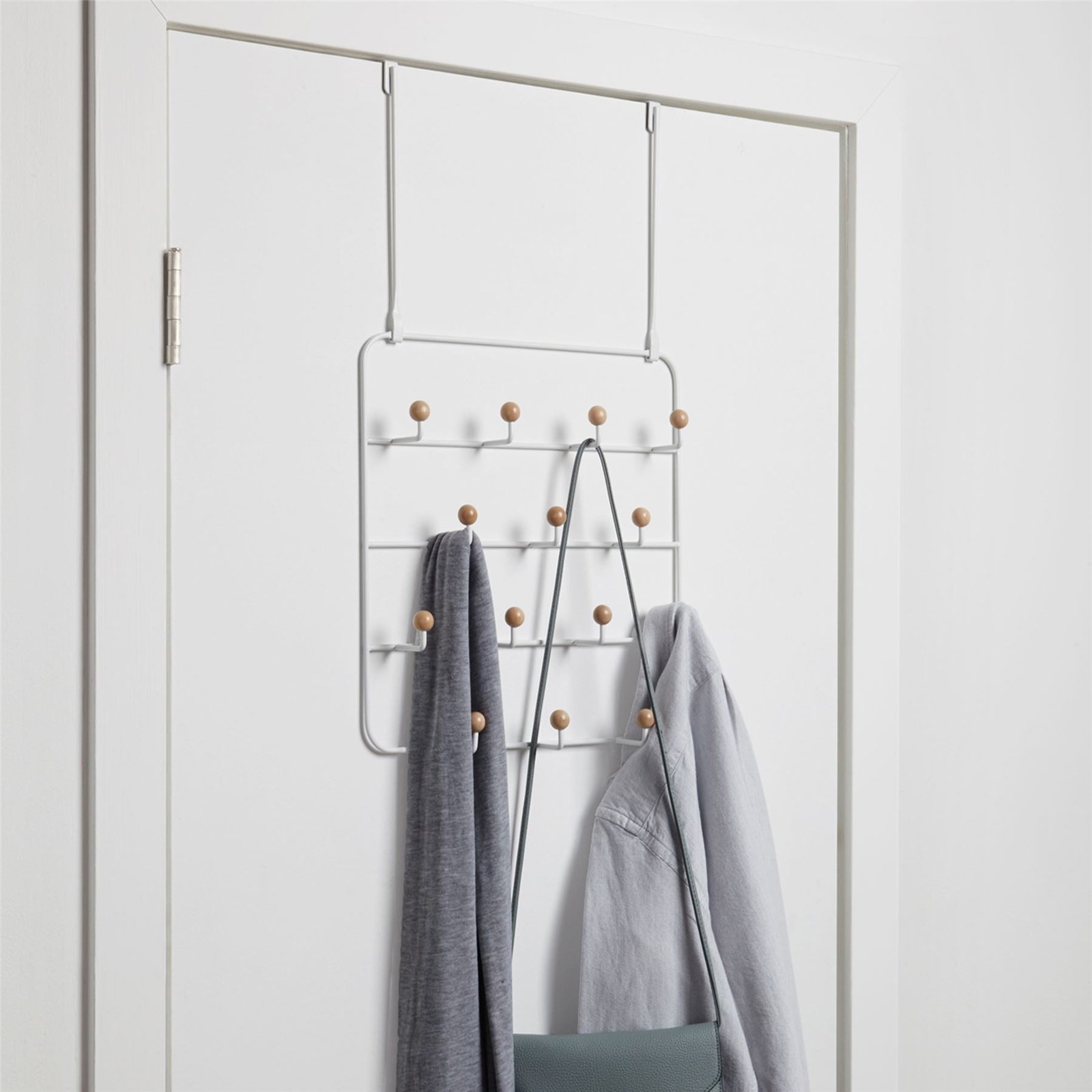 Wall Mounted / Over Door Multi Hook Organiser - Estique - Image 9