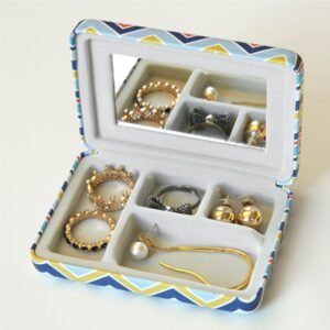 Travel Jewellery Case - Zigzag