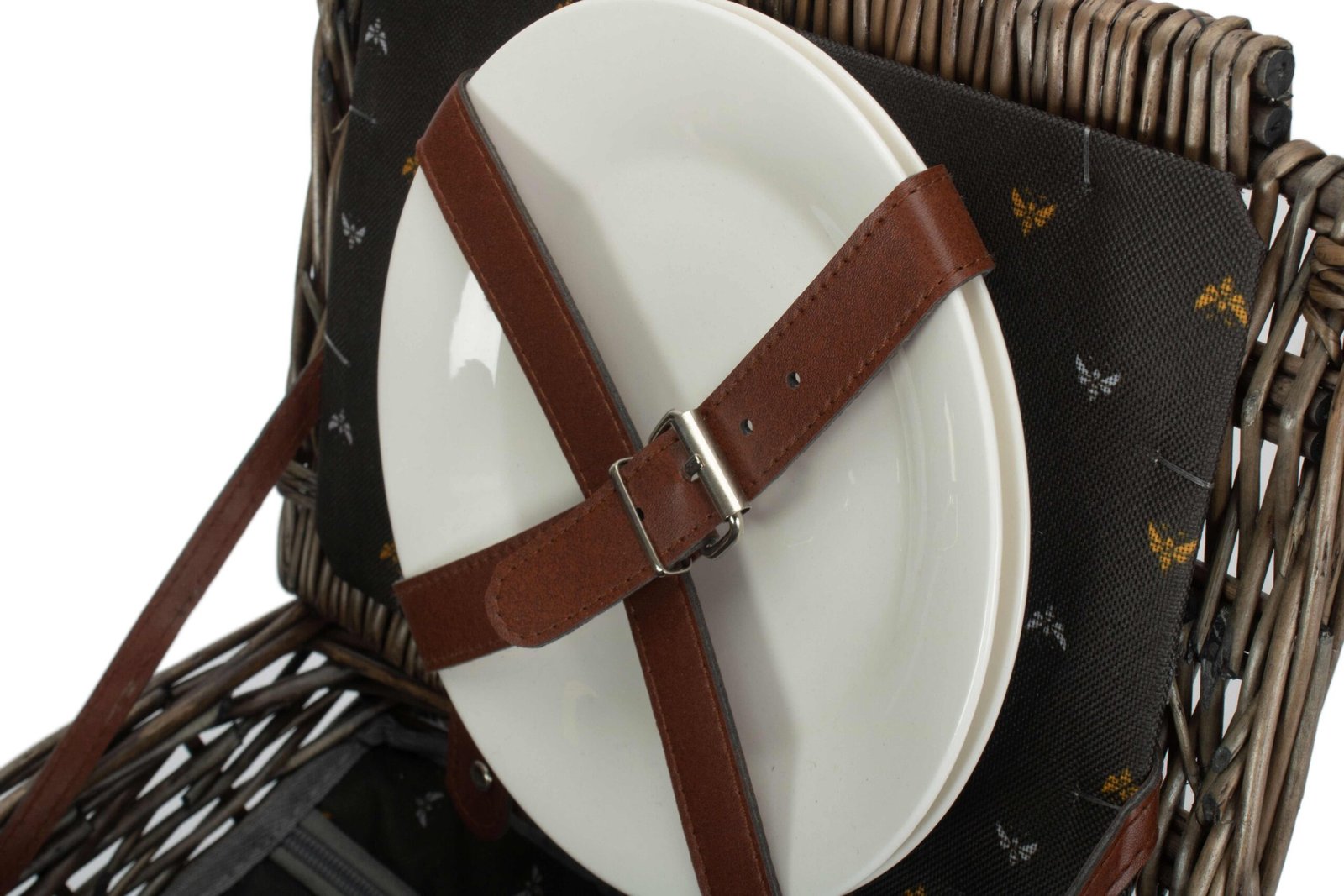 2 Person Slope-Sided Picnic Hamper With Chiller Lining - Image 4