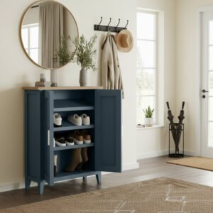 Signature Blue Shoe Storage Cupboard