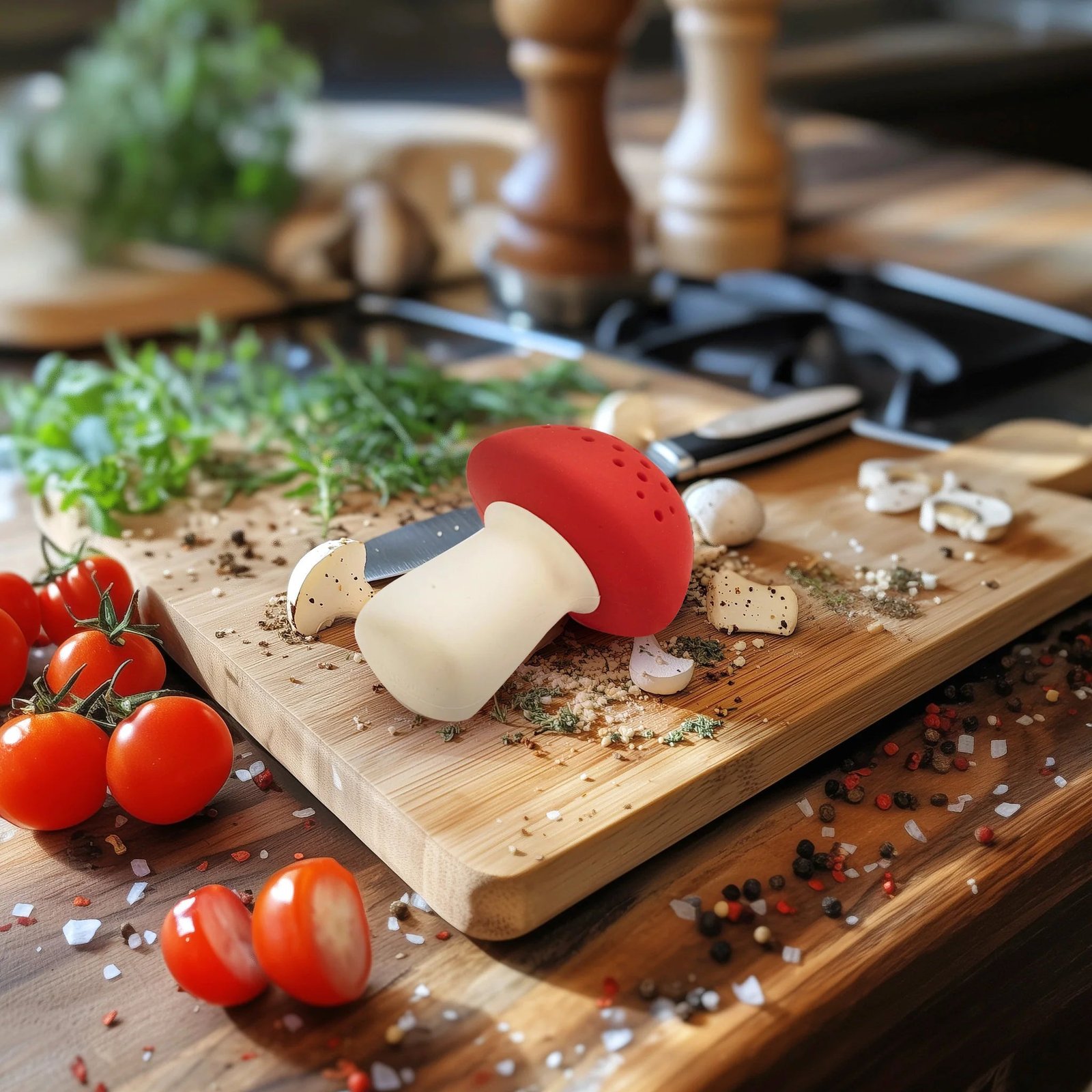 Mushroom Shaped Herb Infuser - Image 2