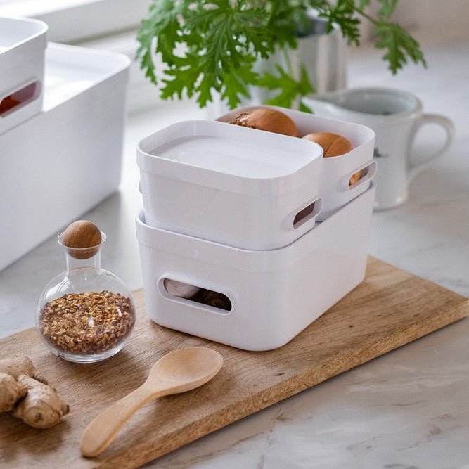 Small Stacking Lidded Fridge Storage Box - Image 9