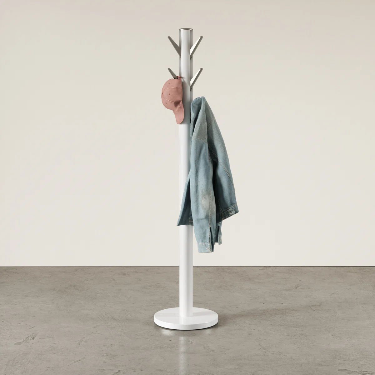 Flapper Coat Stand White