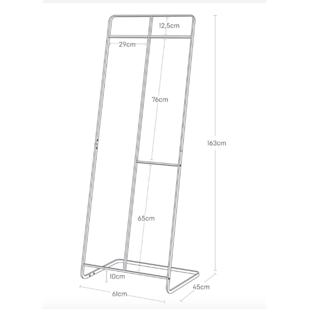 Freestanding Scandi Clothes Storage Rack - Tower - Image 6