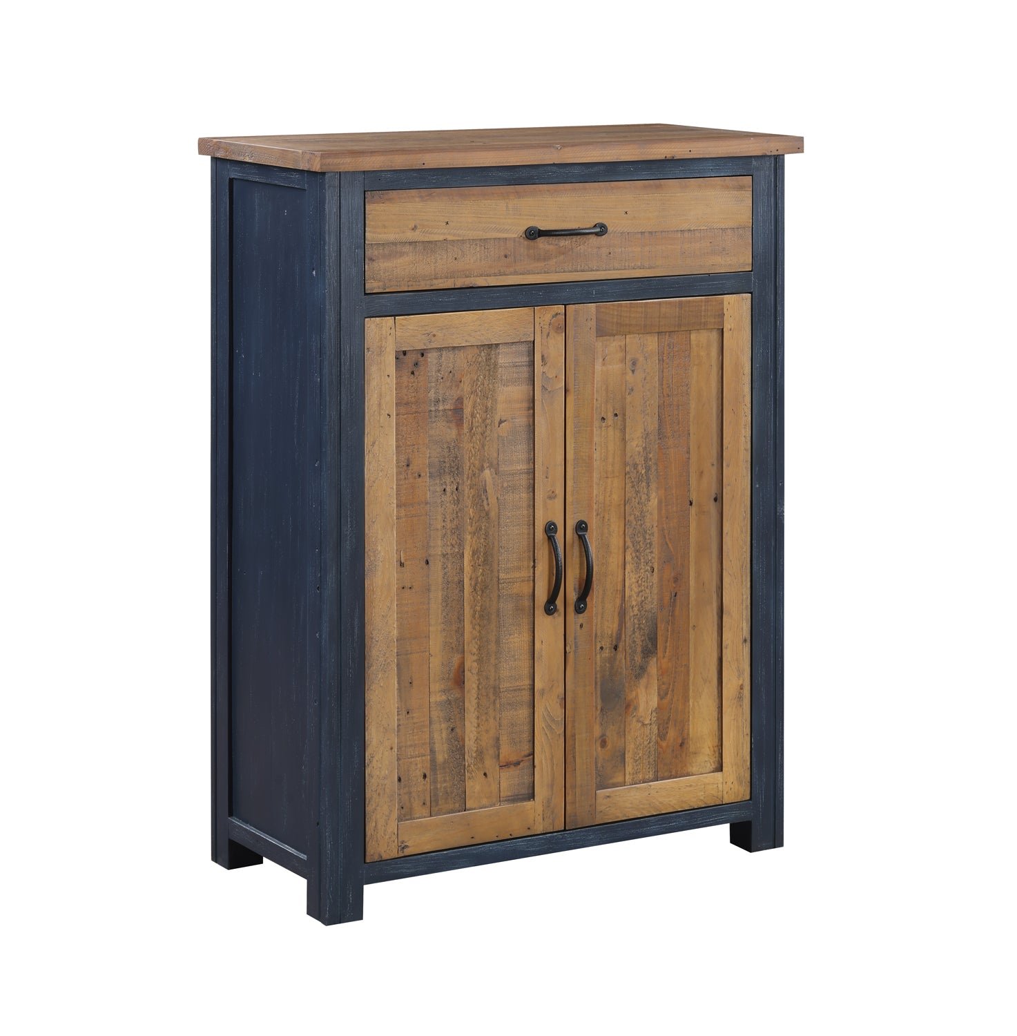 Splash of Blue - Shoe Storage Cupboard With Drawer - Image 3