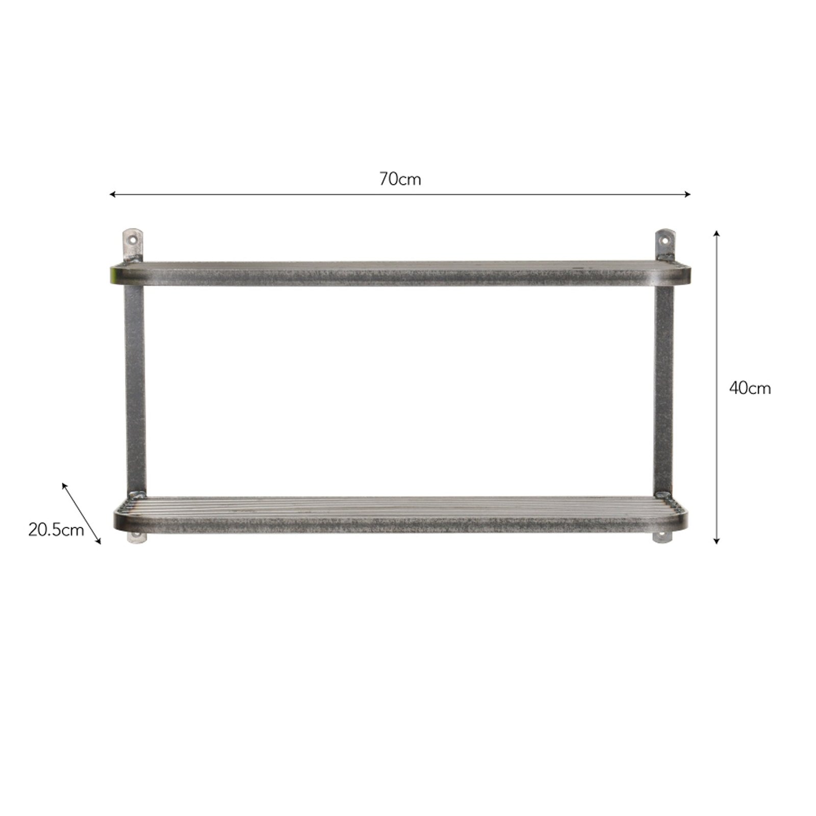 Farringdon Double Wall Shelf - Image 2