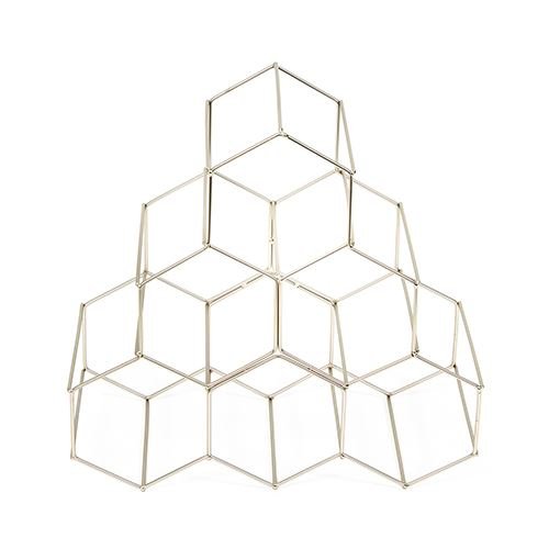 Hexagon 6 Bottle Wine Rack - Image 3
