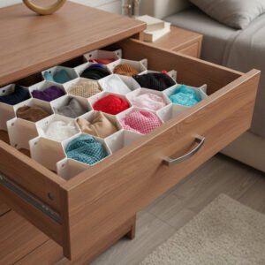 18 Compartment Honeycomb Drawer Organiser