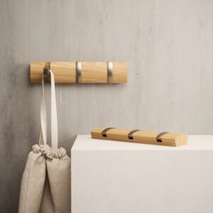 Flip Coat Hook Mini - Natural Light Wood