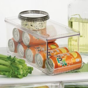 Drinks Can Store With Lid - Fridge Binz