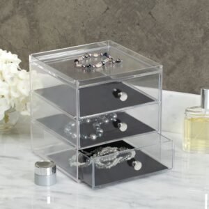 3 Drawer Jewellery Organiser Clarity