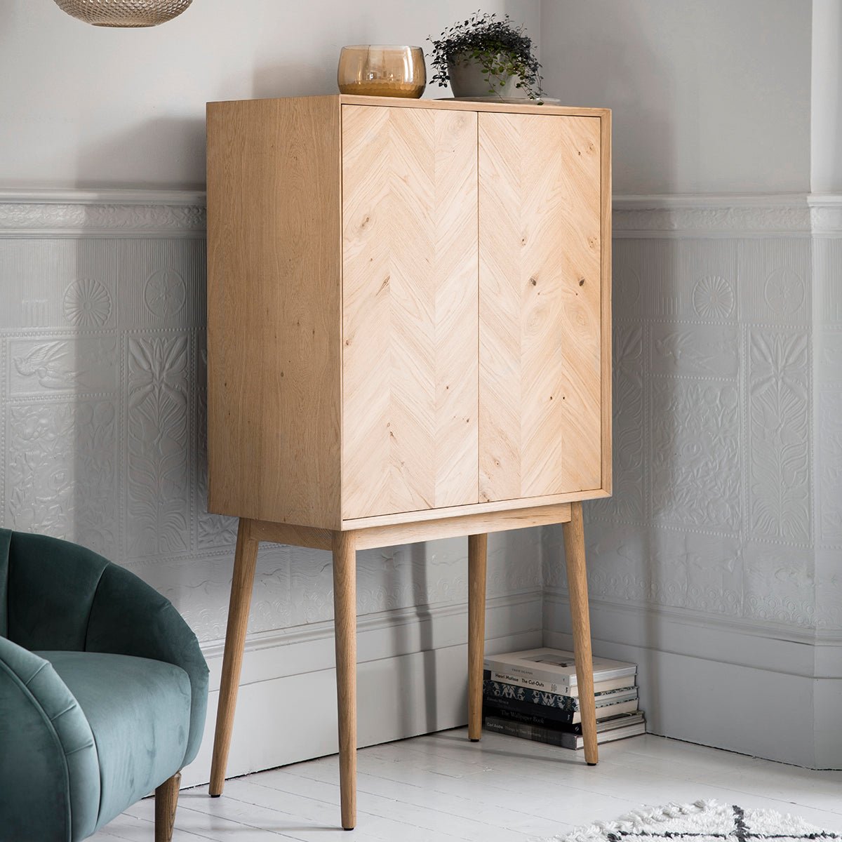 2 Door Cocktail Cabinet Roma - Image 2