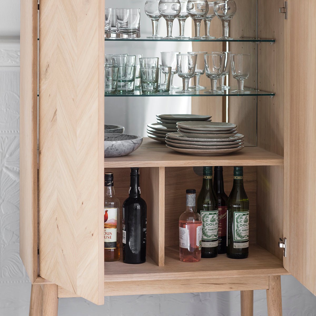 2 Door Cocktail Cabinet Roma - Image 3