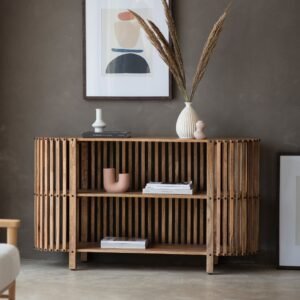 Slatted Console Table Oslo