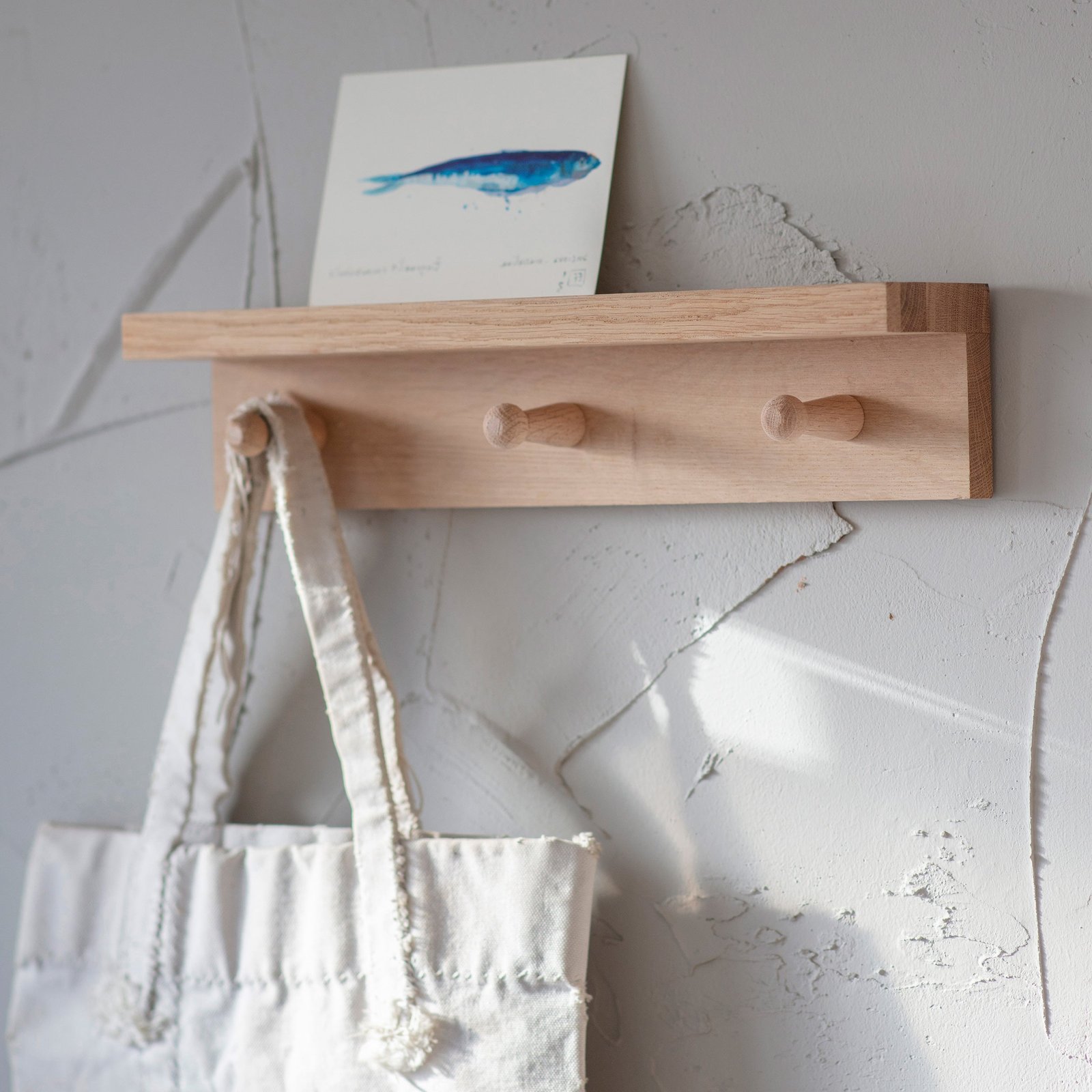 Hambledon 3 Peg Hook Rack With Shelf - Image 2