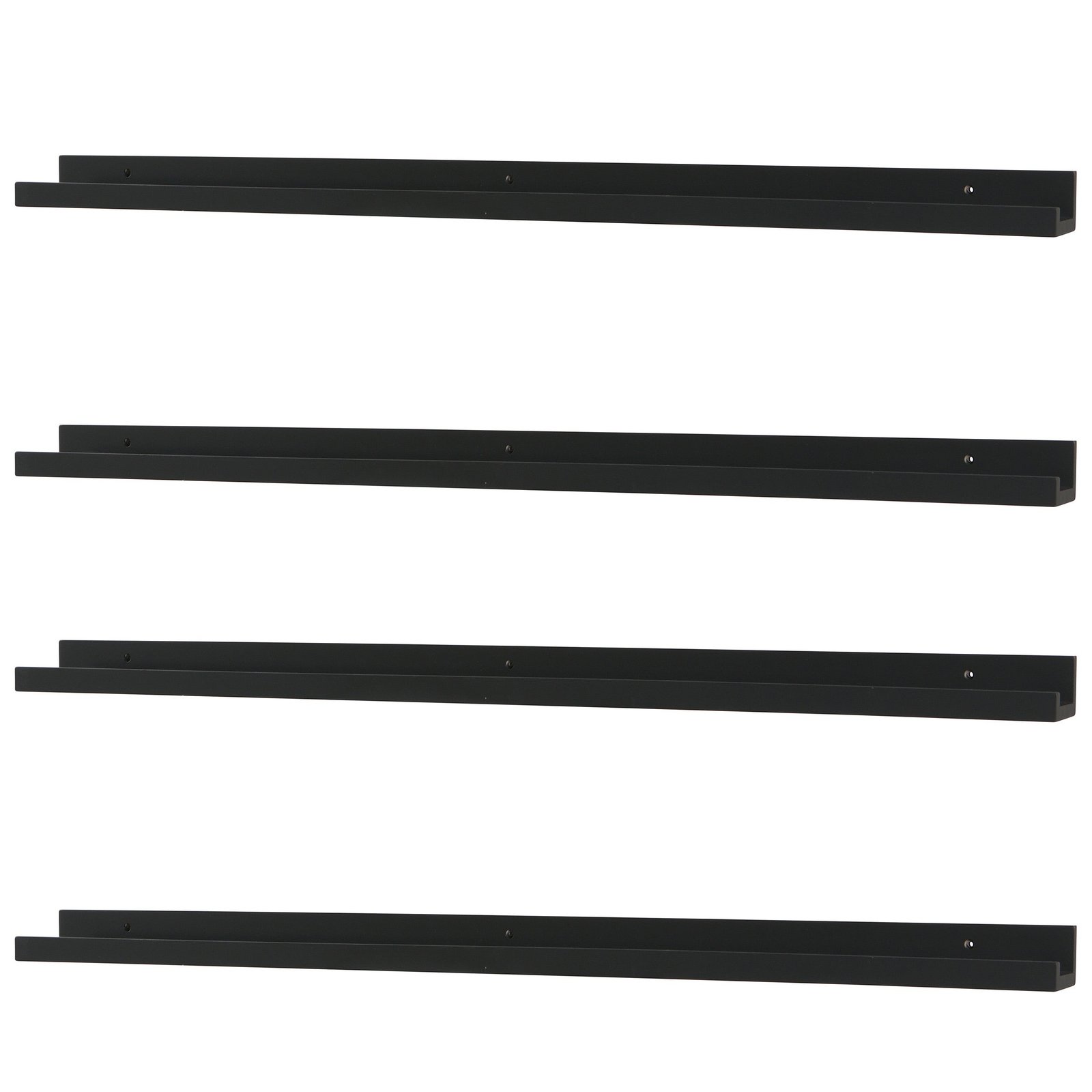 4 X Studio Display Shelves Black - Image 3