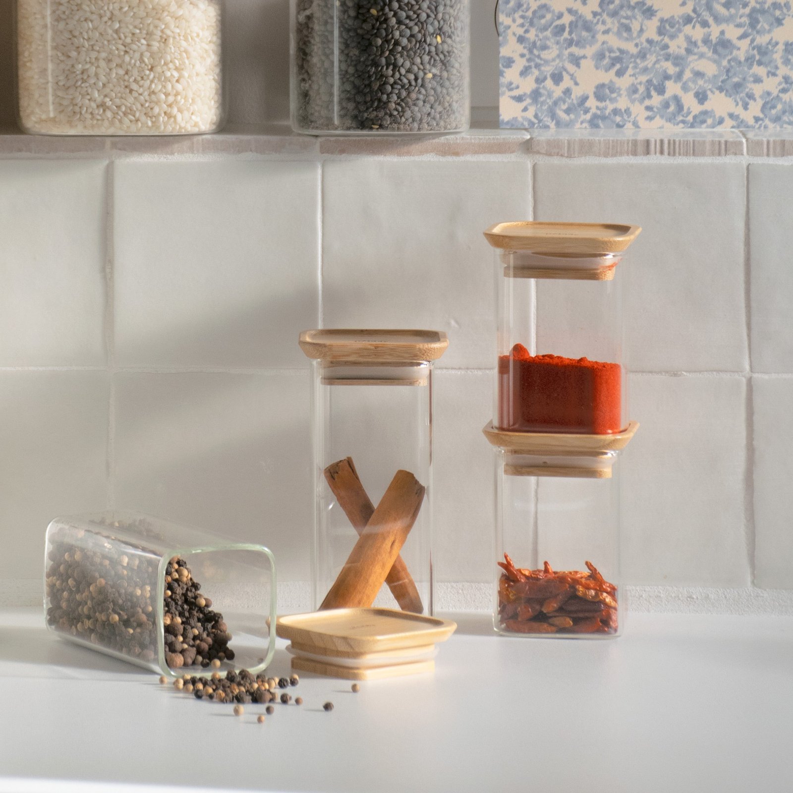 Set Of 2 Spice Jars 320 ml - Image 3