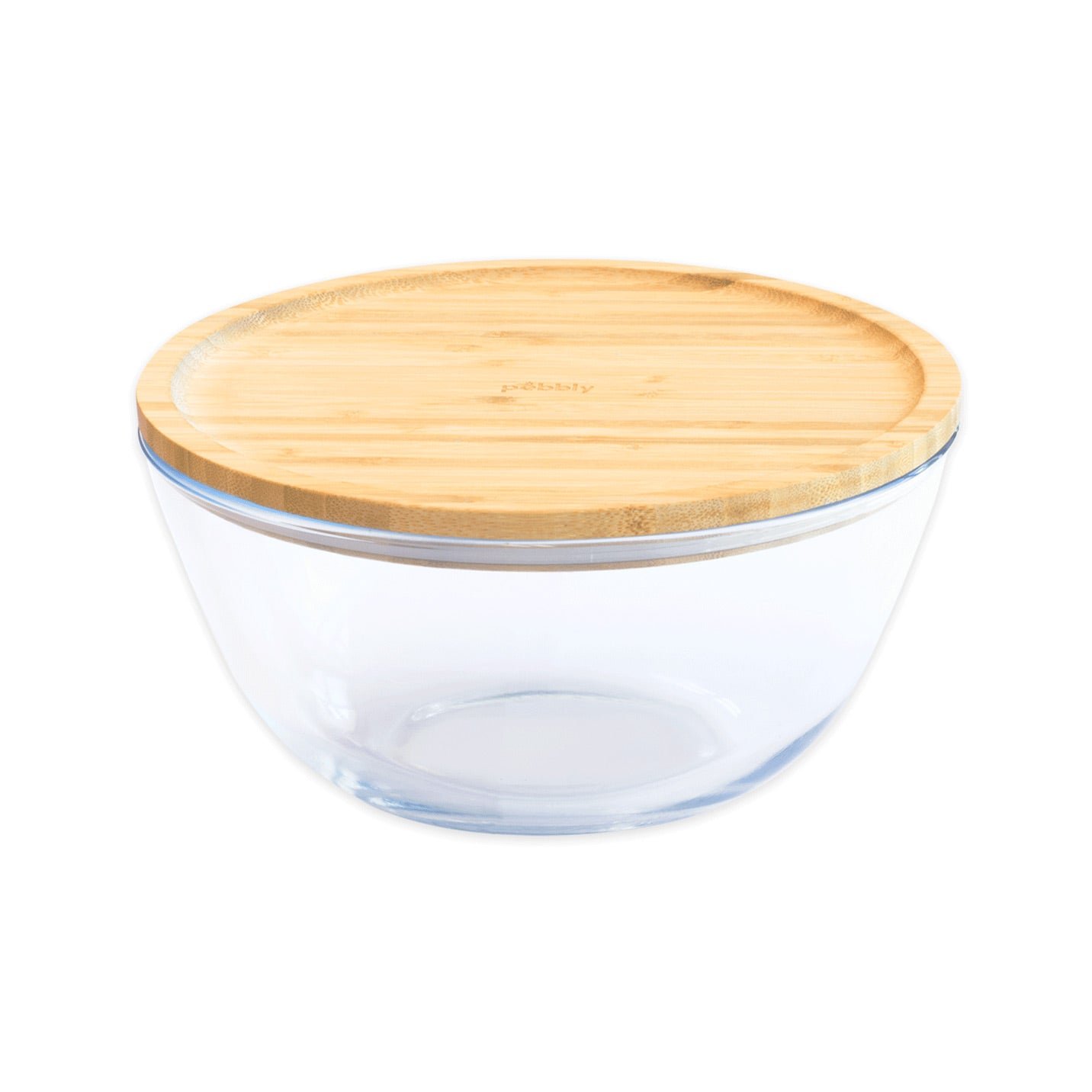 Glass Mixing Bowl With Bamboo Lid 1600 ml - Image 4