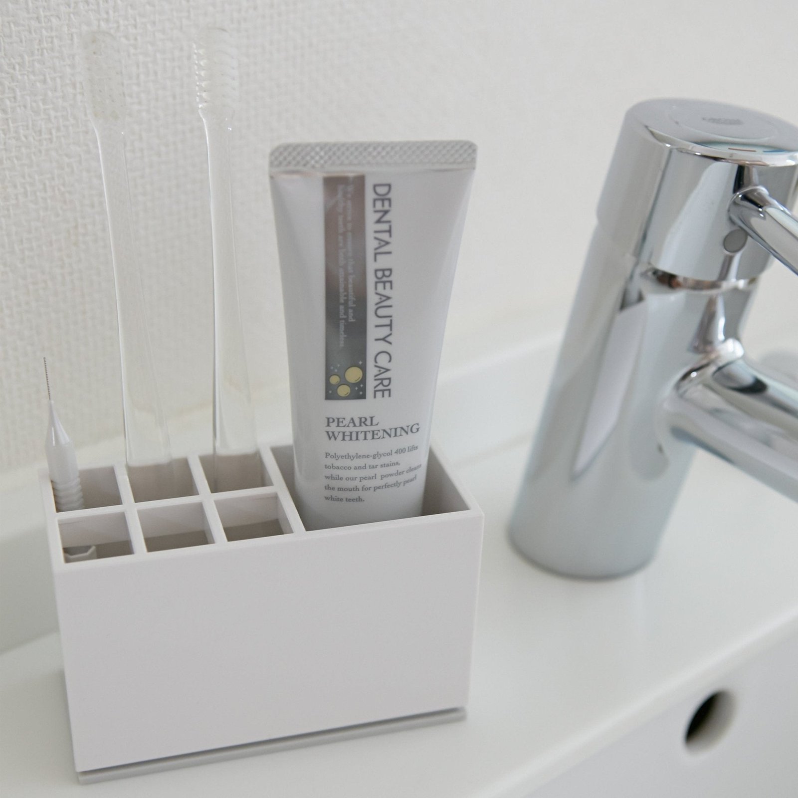 Toothbrush And Toothpaste Holder - Mist - Image 2