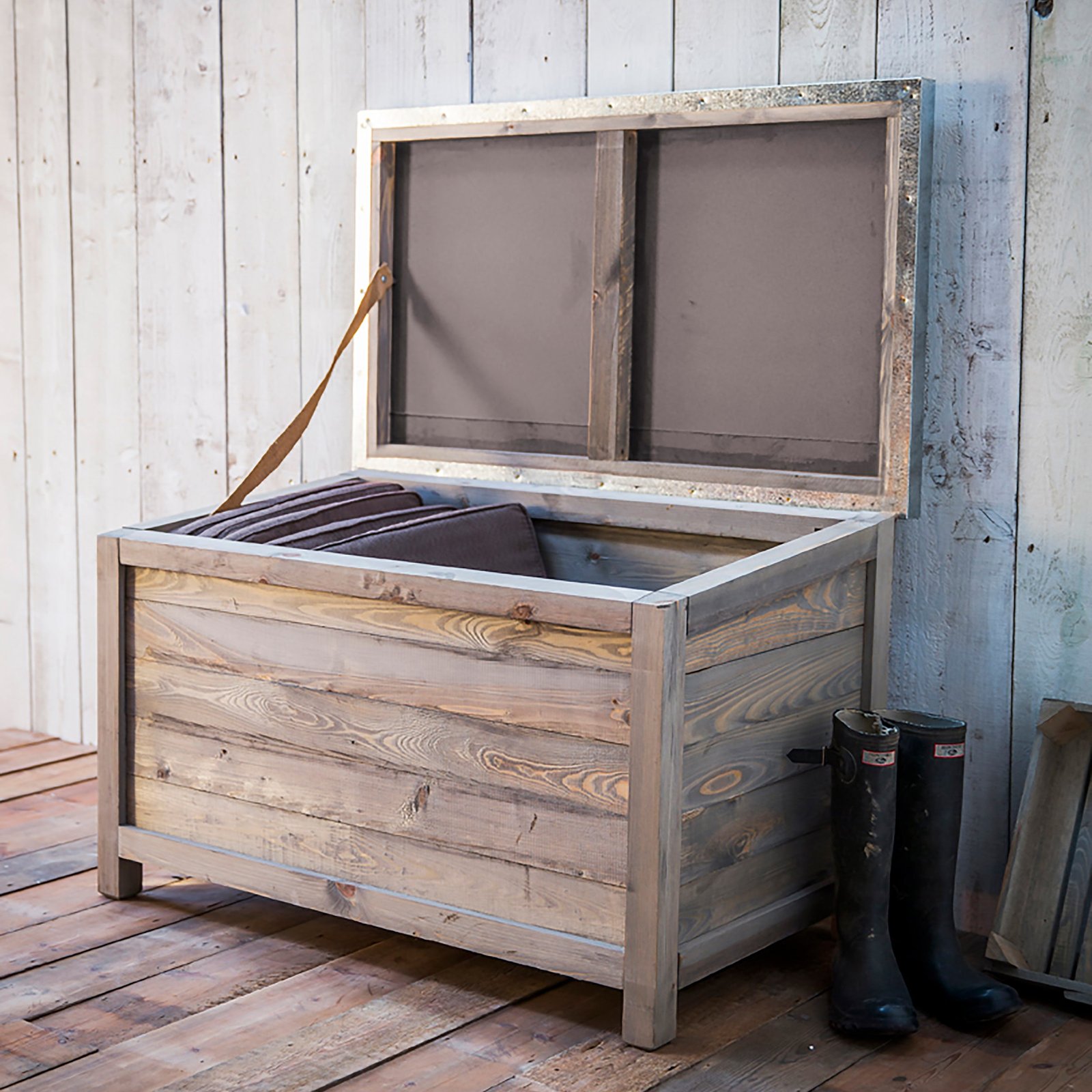 Aldsworth Wooden Garden Chest - Large - Image 4