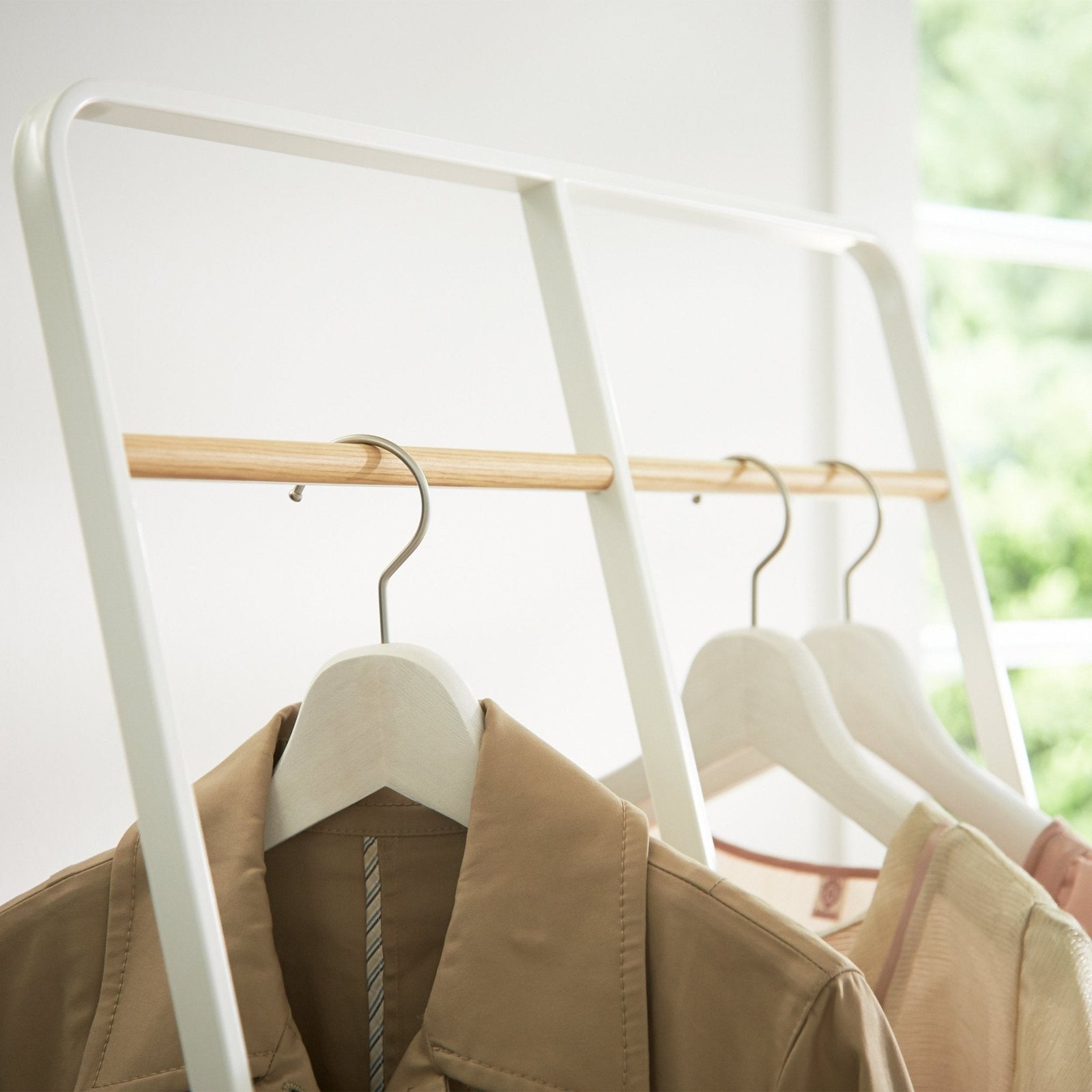 Freestanding Scandi Clothes Storage Rack - Tower - Image 4