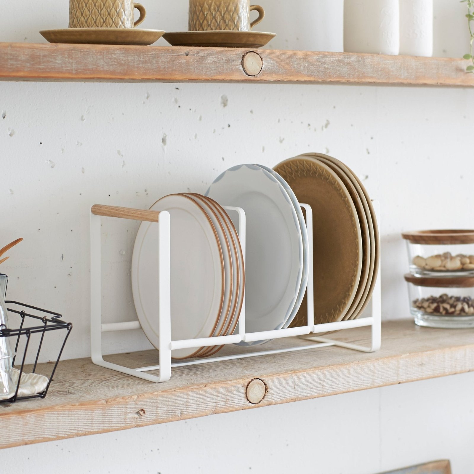 Scandi Triple Vertical Plate Rack - Image 2