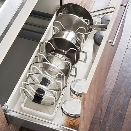 Extendable Pan Lid and Frying Pan Organiser - Image 8