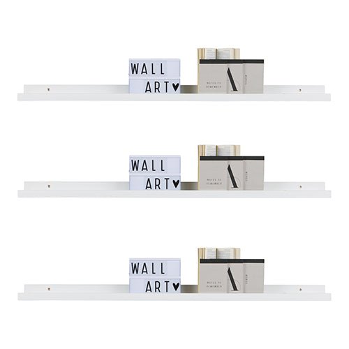 3 X Studio Display Shelves White - Image 3