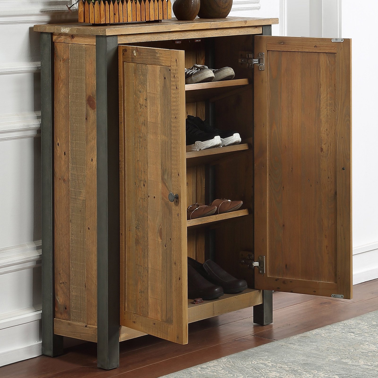 Shoe Storage Cupboard Urban Elegance - Image 2