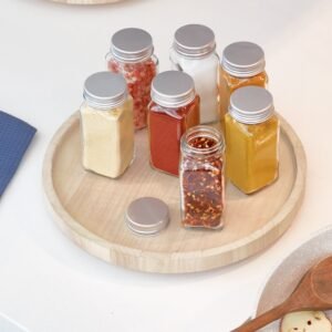 Wooden Rotating Cupboard Organiser