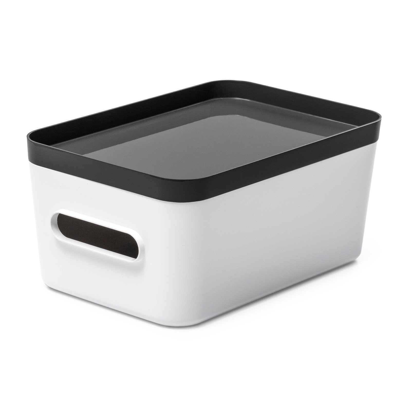 Medium Clear Stacking Lidded Fridge Storage Box - Image 8