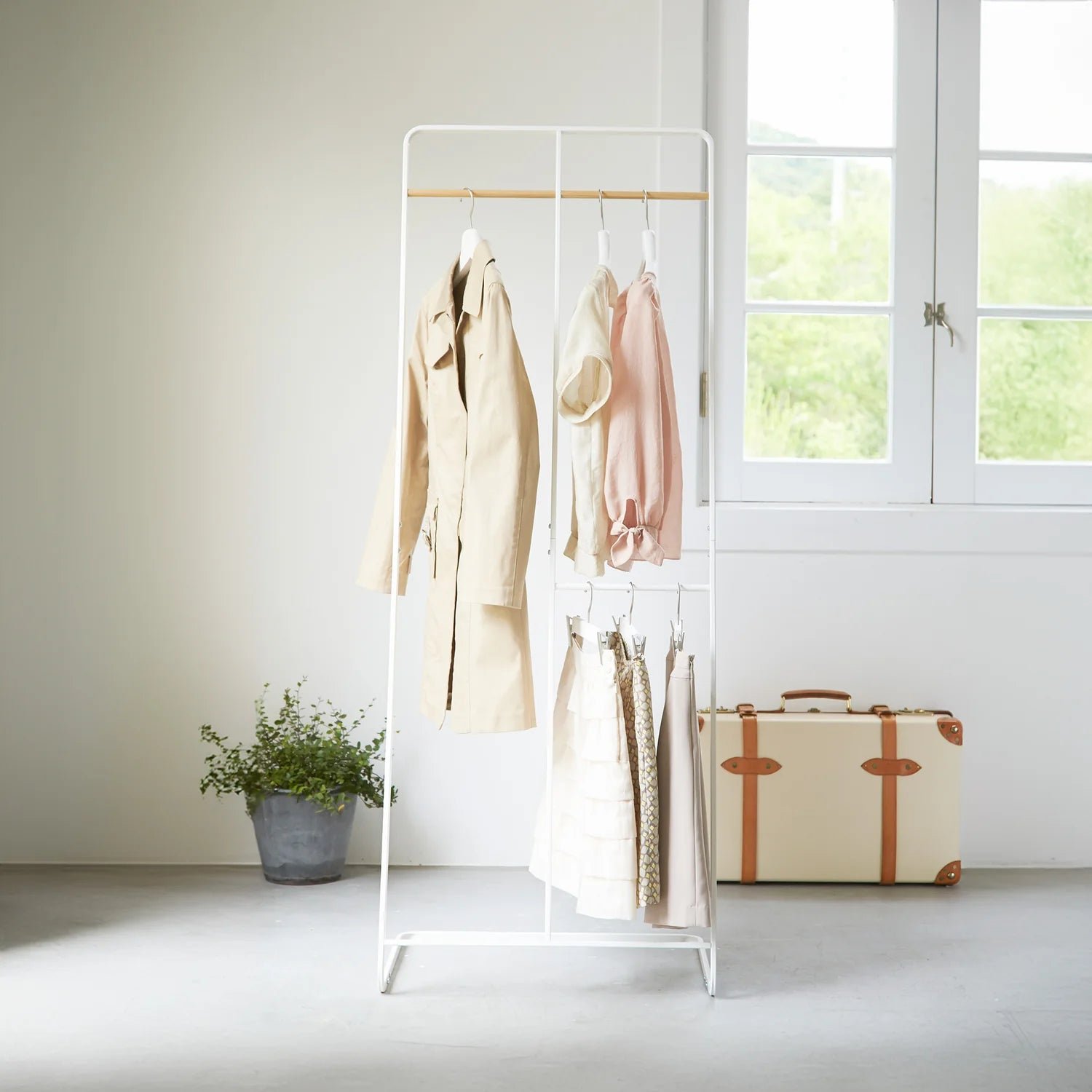 Freestanding Scandi Clothes Storage Rack - Tower - Image 2